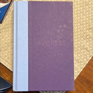 Purple and Blue Hardcover Book